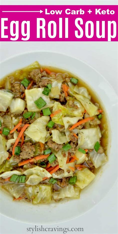 keto-egg-roll-soup-quick-easy-one-pot image