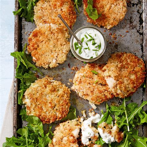 salmon-crab-cakes-eatingwell image