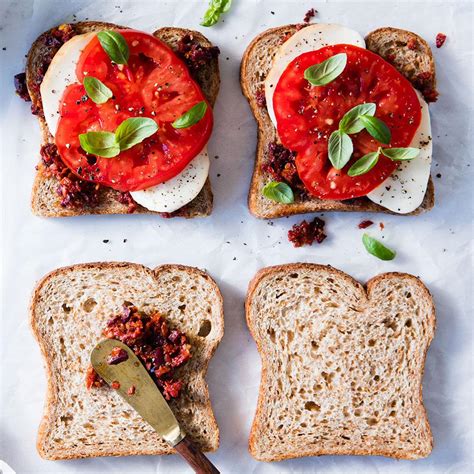 tomato-smoked-mozzarella-sandwiches-eatingwell image