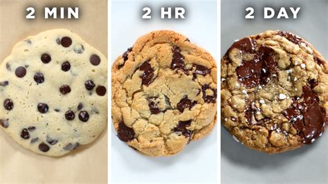 2-minute-vs-2-hour-vs-2-day-cookie-recipes-tasty image