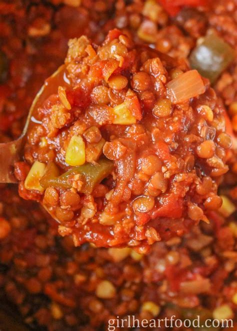 lentil-chili-recipe-girl-heart-food image