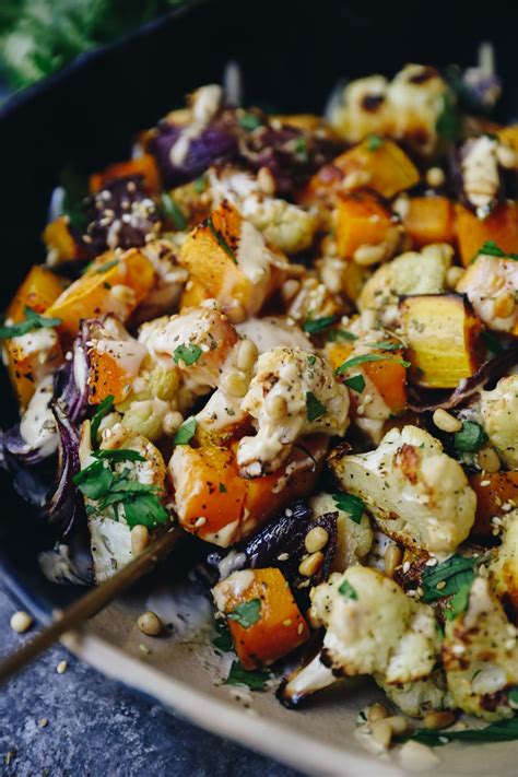 roasted-vegetables-with-tahini-sauce-the-healthy-maven image
