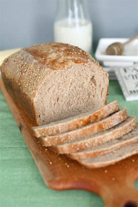 whole-wheat-sourdough-bread-with-milk-honey image