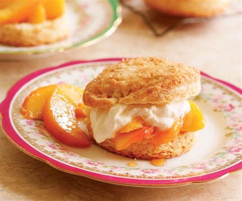 peaches-cream-shortcakes-recipe-finecooking image