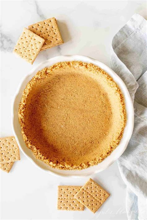 easy-graham-cracker-crust-recipe-julie-blanner image