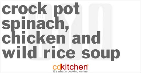 crock-pot-spinach-chicken-and-wild-rice-soup image