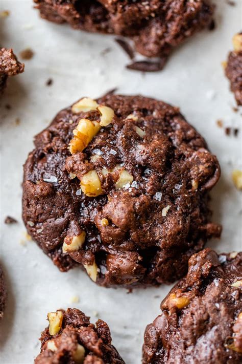 brownie-cookies-easy-and-fudgy-wellplatedcom image