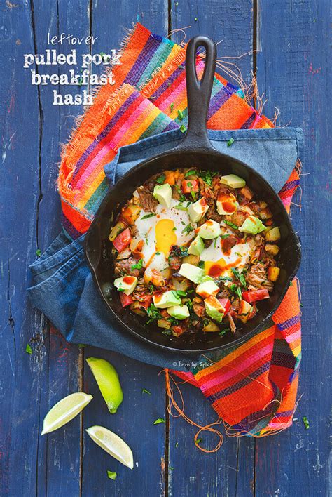 leftover-pulled-pork-breakfast-hash-with-eggs-family image
