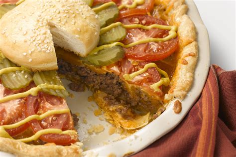 cheeseburger-pie-with-crescent-roll-crust-the-spruce-eats image