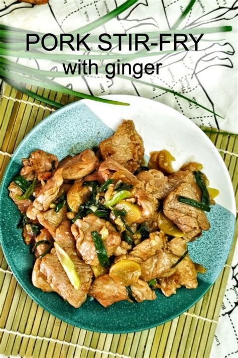 pork-stir-fry-with-ginger-quick-and-easy-cantonese image