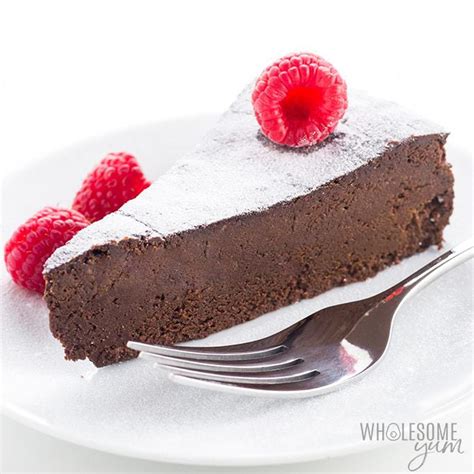 gluten-free-sugar-free-flourless-chocolate-cake image