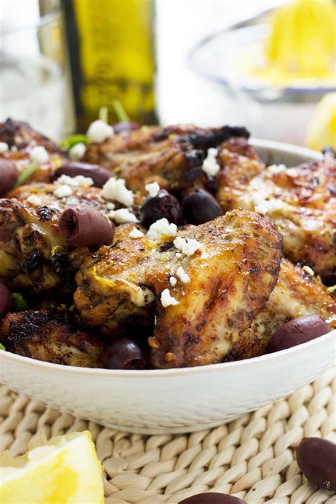 6-ingredient-greek-baked-marinated-chicken image