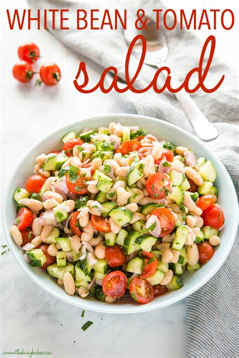 white-bean-salad-with-tomatoes-the-busy-baker image