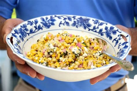 grilled-corn-salad-with-mint-and-feta image