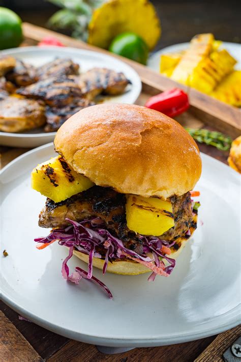 jerk-chicken-and-pineapple-sandwiches-with-coconut image