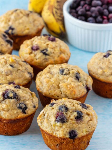 banana-blueberry-oatmeal-muffins-bake-eat-repeat image