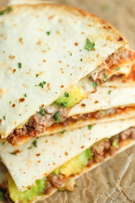 cheesy-avocado-quesadillas-damn-delicious image