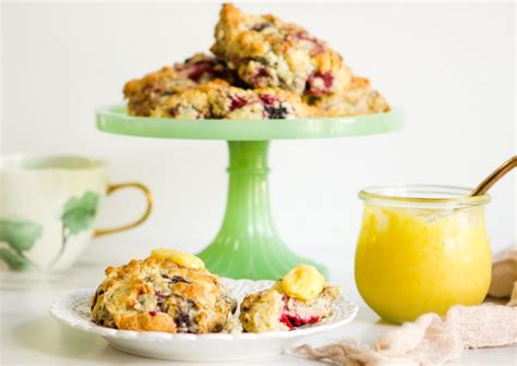 mixed-berry-scones-the-fancy-pants-kitchen image