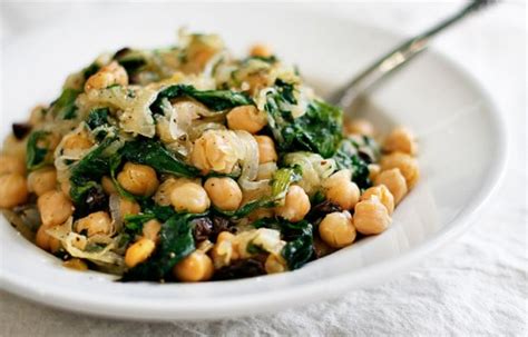 sicilian-chickpeas-with-escarole-and-caramelized-onions image