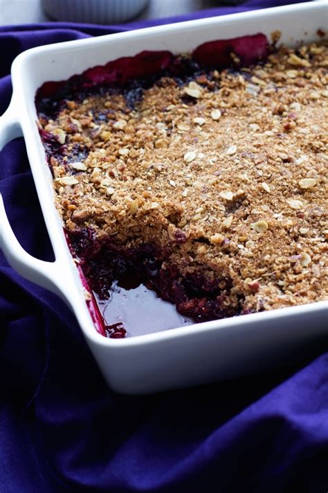 blueberry-crisp-with-oats-and-pecans-recipe-little image