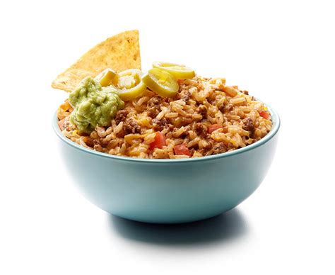 loaded-beef-nacho-rice-dip-recipe-carolina-rice image