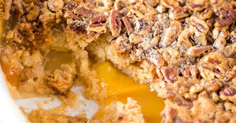 easy-peach-dump-cake-with-5-ingredients-flour-on-my image