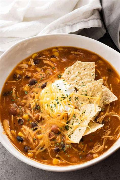 instant-pot-taco-chicken-soup-the-salty-marshmallow image