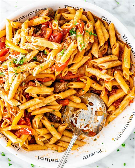 sausage-pepper-pasta-jo-cooks image