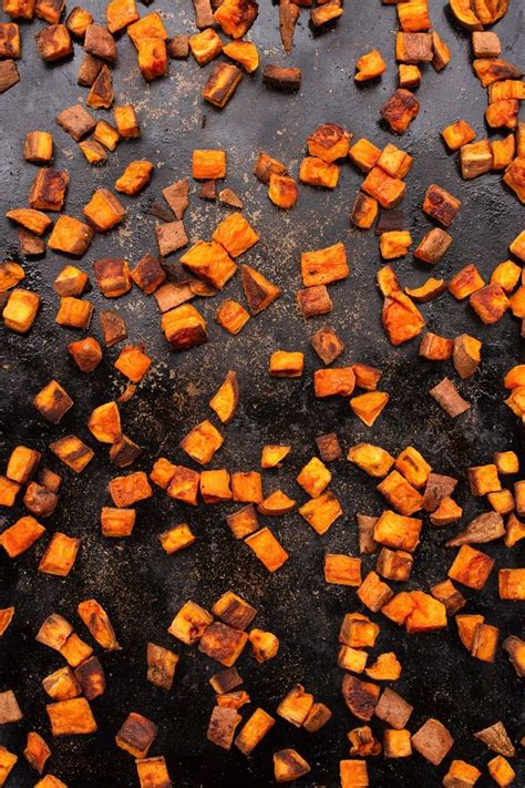 how-to-make-crunchy-sweet-potato-croutons-eating image