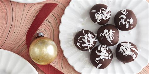 best-chocolate-coconut-truffles-recipe-country-living image