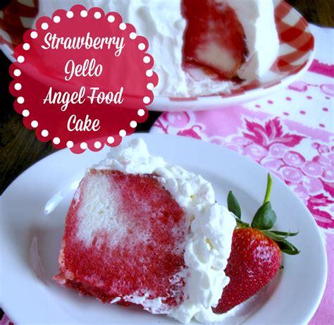 strawberry-jello-angel-food-cake-a-vintage image