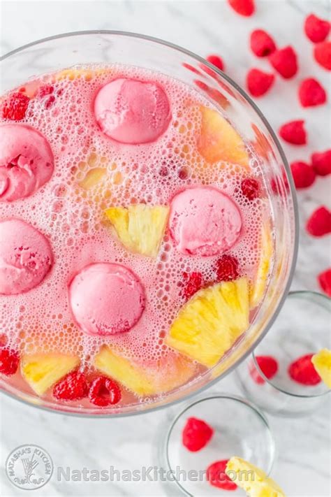 raspberry-sherbet-party-punch-sorbet-punch-party image