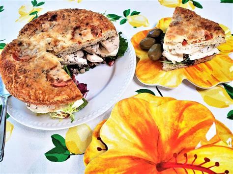 mediterranean-chicken-focaccia-sandwich image