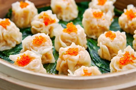 shumai-recipe-steamed-shrimp-pork-dumplings image