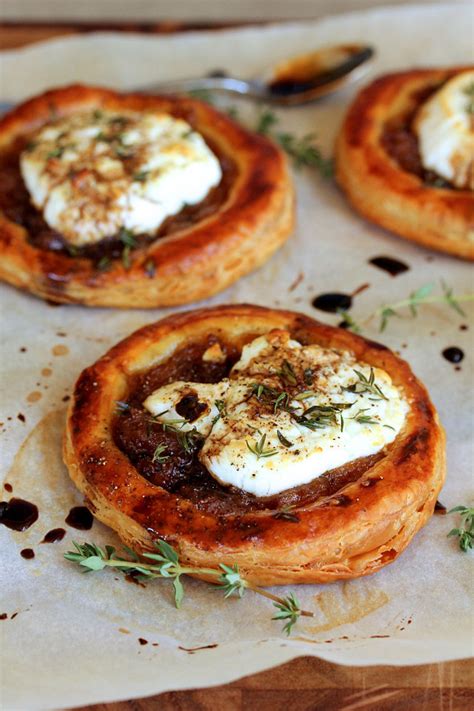 caramelized-onion-goat-cheese-and-balsamic-tartlets image