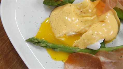 asparagus-with-cured-ham-poached-duck-egg-and image