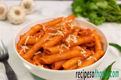 pasta-in-red-sauce-how-to-make-red-sauce-pasta image