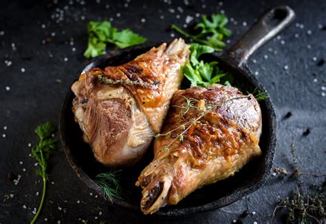 roasted-turkey-legs-recipe-the-spruce-eats image