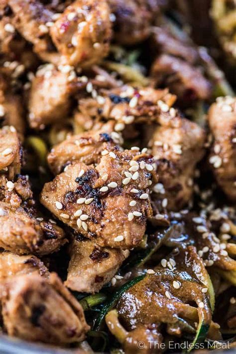 spicy-sesame-chicken-zoodles-the-endless-meal image