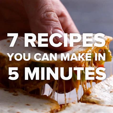7-recipes-you-can-make-in-5-minutes-tasty image