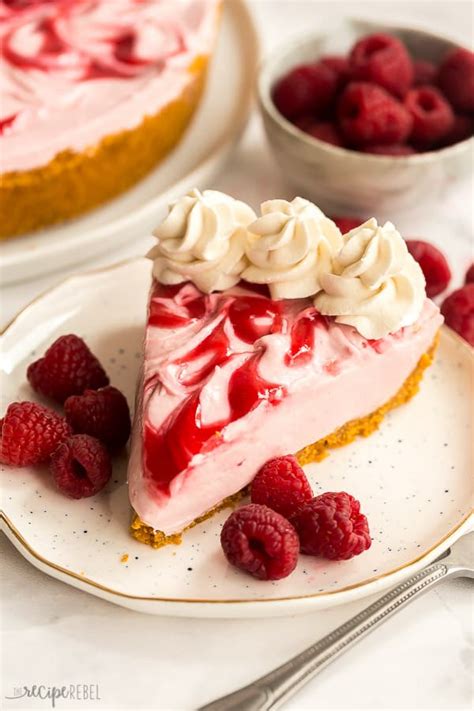 no-bake-raspberry-cheesecake-the-recipe-rebel image