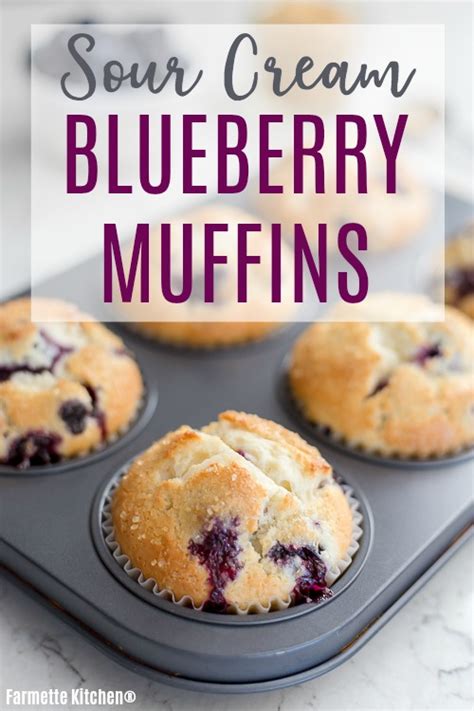 blueberry-sour-cream-muffins-small-batch-farmette image