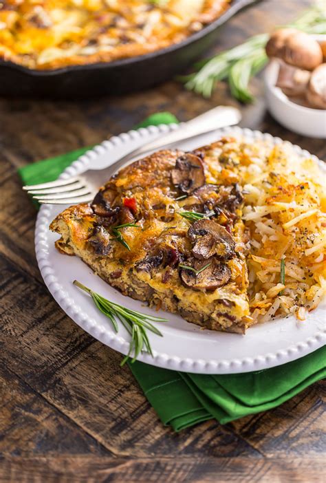 mushroom-bacon-and-swiss-frittata-baker-by-nature image