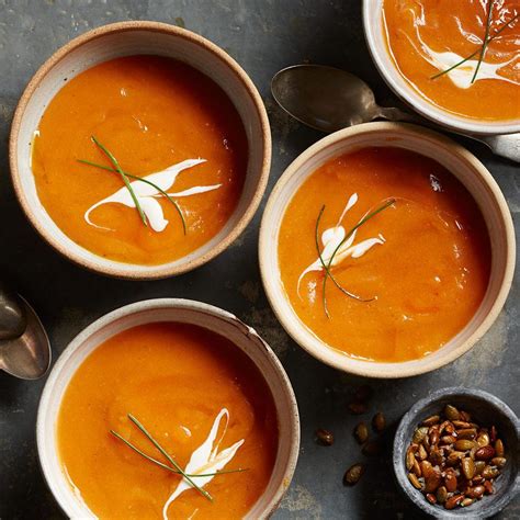 spicy-butternut-squash-soup-recipe-eatingwell image