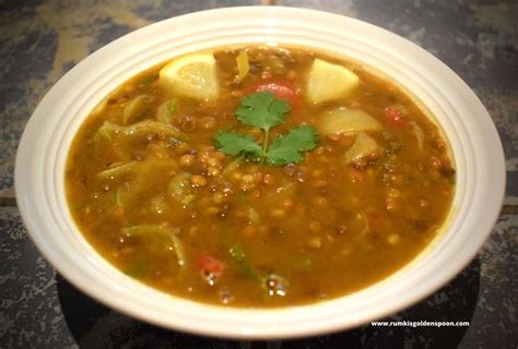 sabut-masoor-dal-brown-lentils-soup-dal image