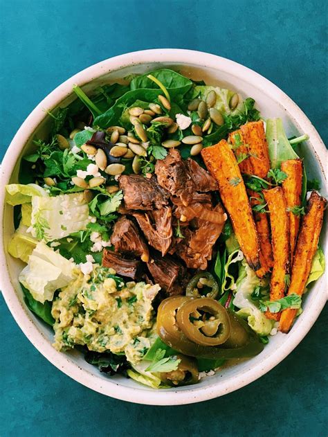 instant-pot-flank-steak-salad-melissas-healthy-kitchen image