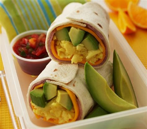 avocado-egg-and-ham-breakfast-wrap-recipesnow image
