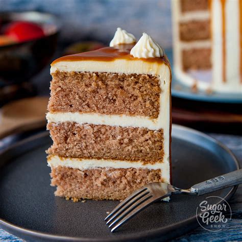 spiced-applesauce-cake-recipe-with-cream-cheese image