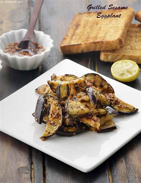 grilled-sesame-eggplant-recipe-tarla-dalal image