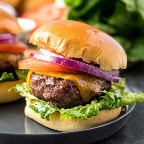 juicy-grilled-hamburgers-recipe-yellowblissroadcom image